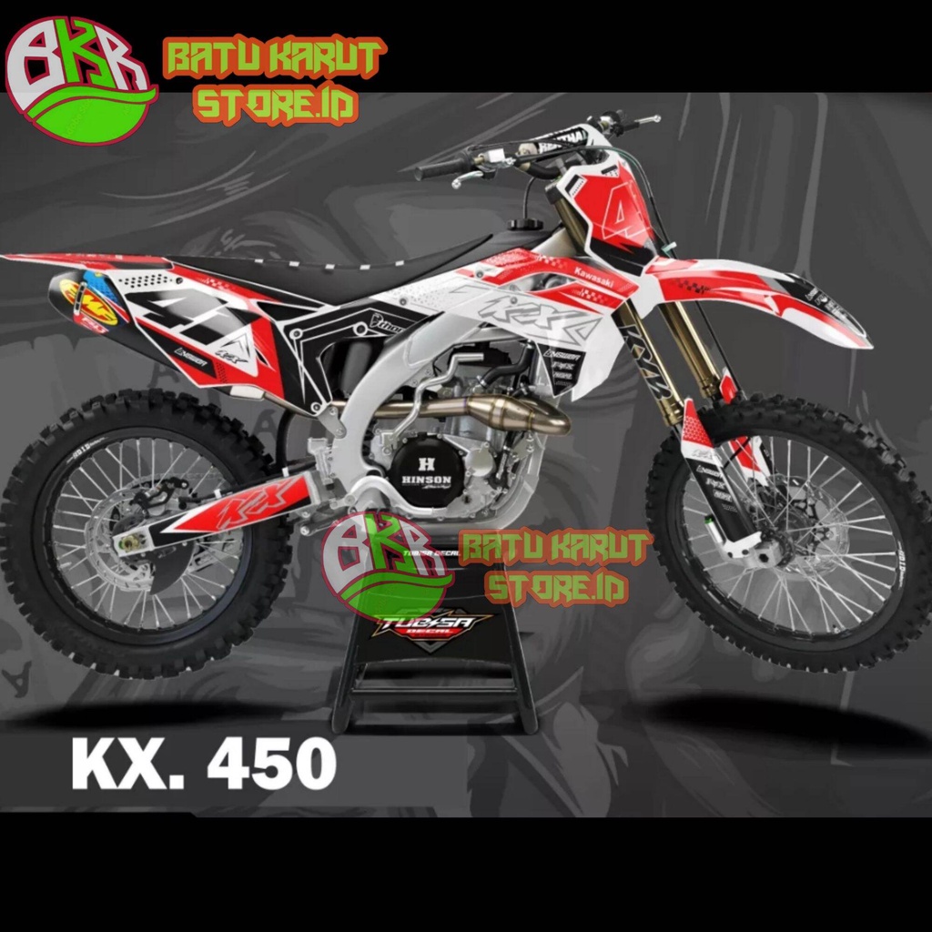 DECAL KX 85,KX 250 ,KX 85 NEW GTX,FULL BODY TERBARU,VARIASI PUTIH-MERAH-HITAM-HIJAU-BIRU-ORANGE.GRAT