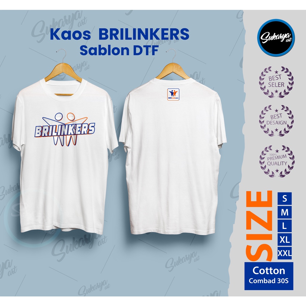 Kaos pria dan wanita Agenbrilink & brilinkers