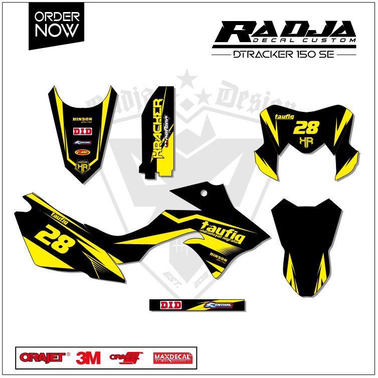DECAL DTRACKER 150 FULLBODY (002) DEKAL STIKER DTRACKER SE 2016 2017 2018 2019 2020 2021 2022 2023 H