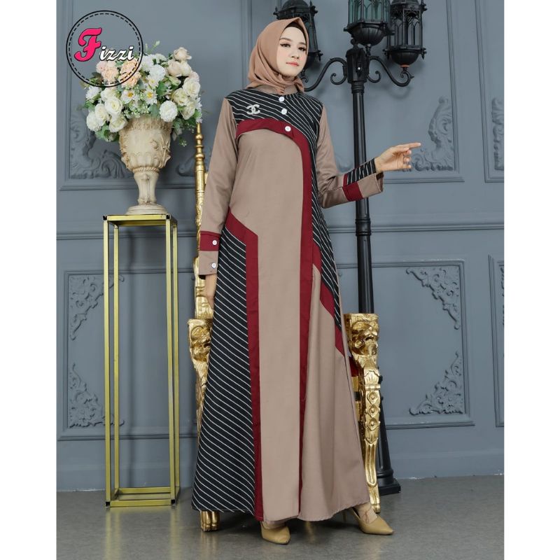 Terbaru gamis fizzi toyobo Kekinian