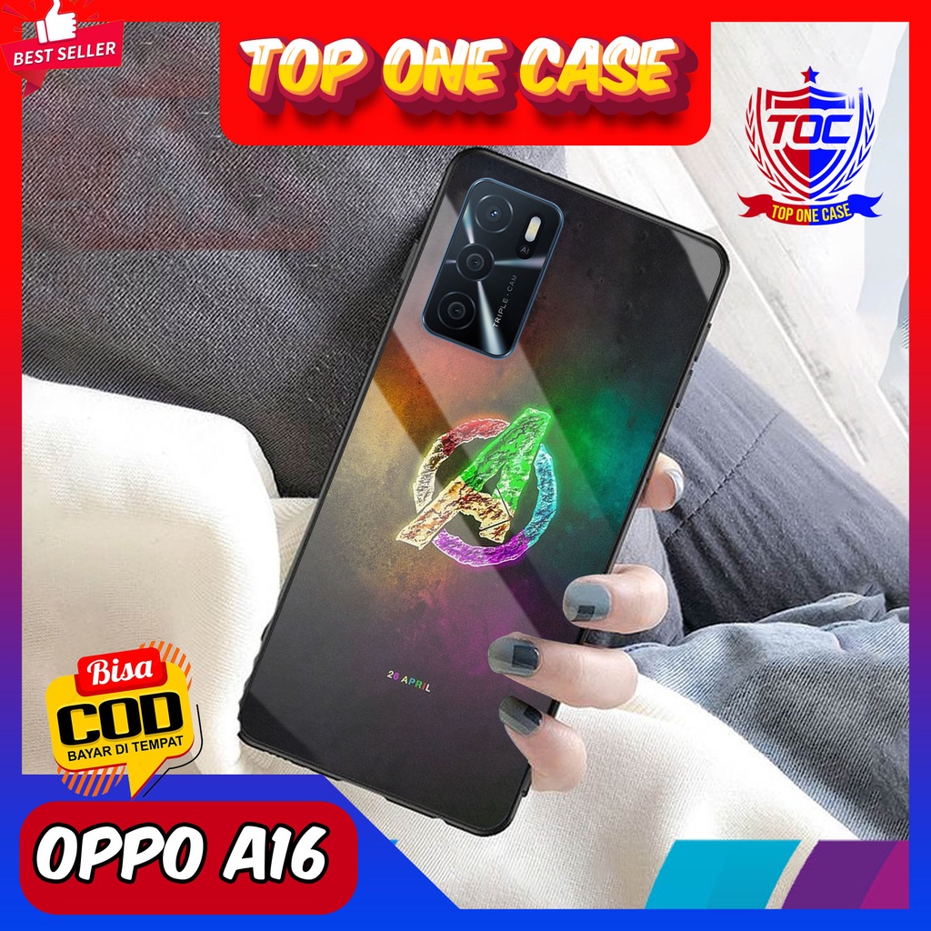 Case OPPO A16 - Casing OPPO A16 Terbaru Top One Case [ MOTIF AVG ] Casing Hp OPPO A16 - Silikon Hp O
