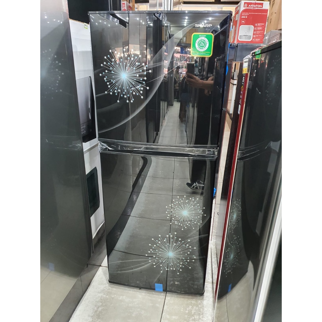 SHARP KULKAS 2 PINTU SJ-237MG-DB