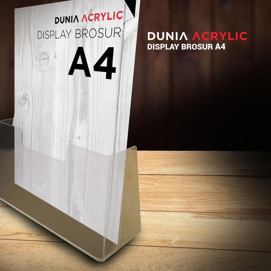 

Obral Meriah TEMPAT ACRYLIC A4 / DISPLAY ACRYLIC / TEMPAT AKRILIK / HOLDER / AKRILIK