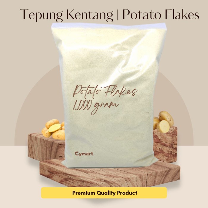 

Tepung Kentang / Potato Flakes - 1KG (PREMIUM QUALITY)