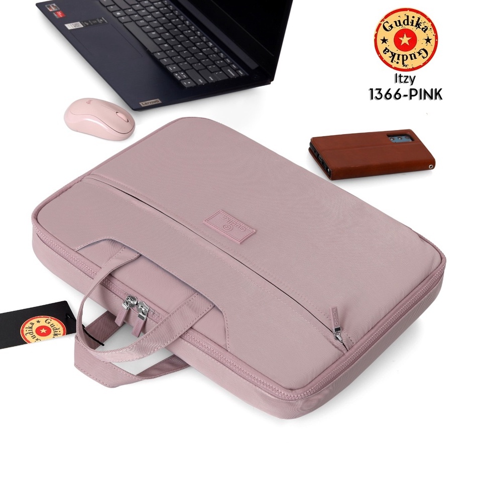 Tas Leptop GUDIKA ITZY 1366 | Tas Slave Laptop | Backpack Bodypack Laptop Waterproof Wanita Tas Ransel Anti Air Import Original | Ransel Cewek | Ransel Perempuan | Tas Wanita