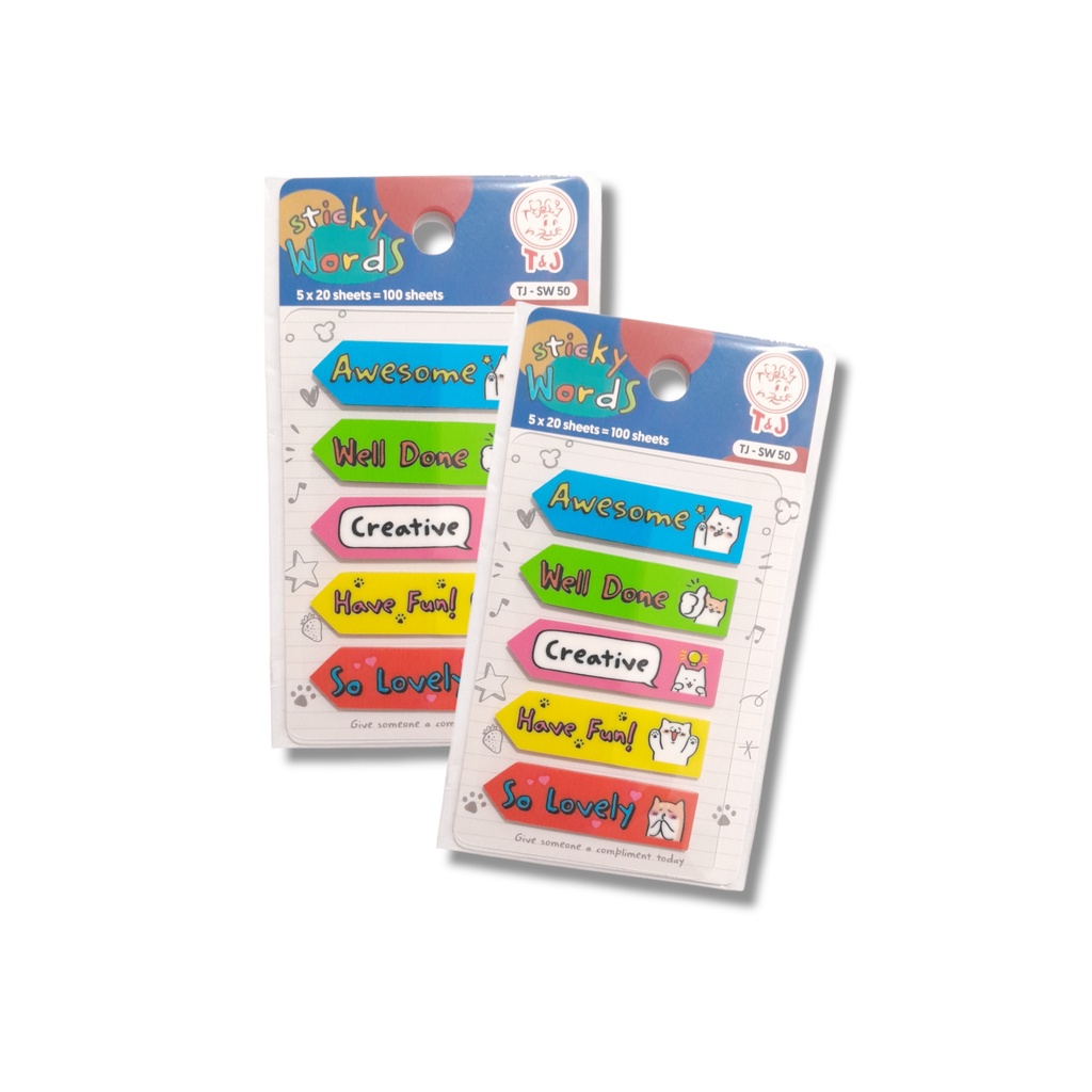 

Tom n Jerry Sticker Kertas SW 50 - Sticker Words [ 1 PAD ]