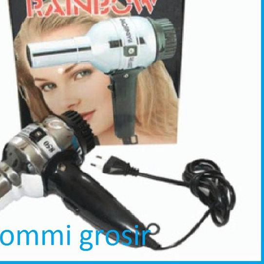 hairdryer alat pengering rambut salon rainbow