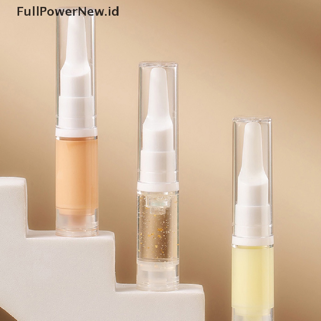 Power 5ML Botol Pompa Vakum Airless Kosong Travel Size Dispenser Wadah Isi Ulang ID