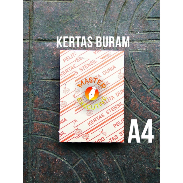 

^^^^^] Pelita Dunia Kertas Stensil A4 Buram 210 x 297 mm - Bukan HVS