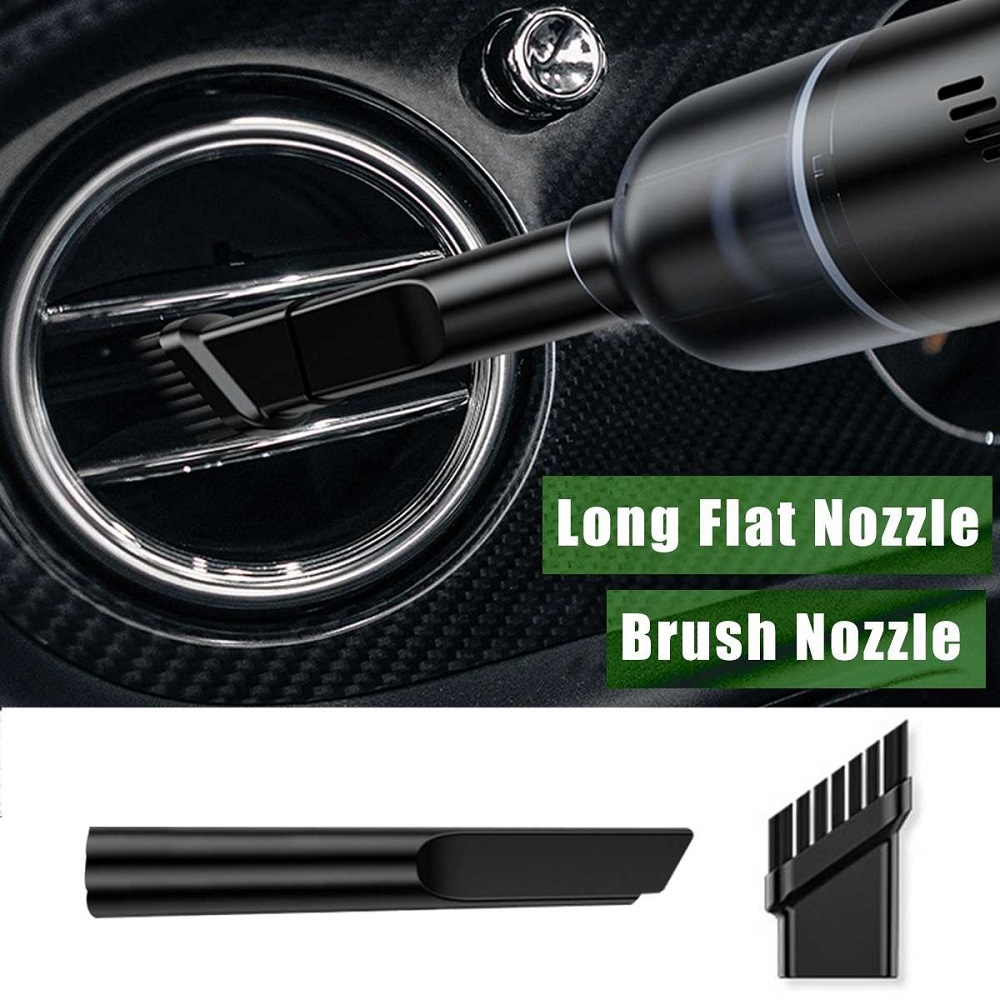 HELLOLEIBOO Penyedot Debu Mobil Handheld Wireless Vacuum Cleaner 120W - LT-101C - Black