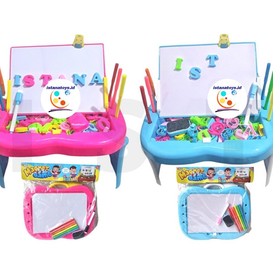 

Langsung Dibeli ID Mainan Papan Tulis Magnetic Drawing Board Meja Belajar Anak FU1131