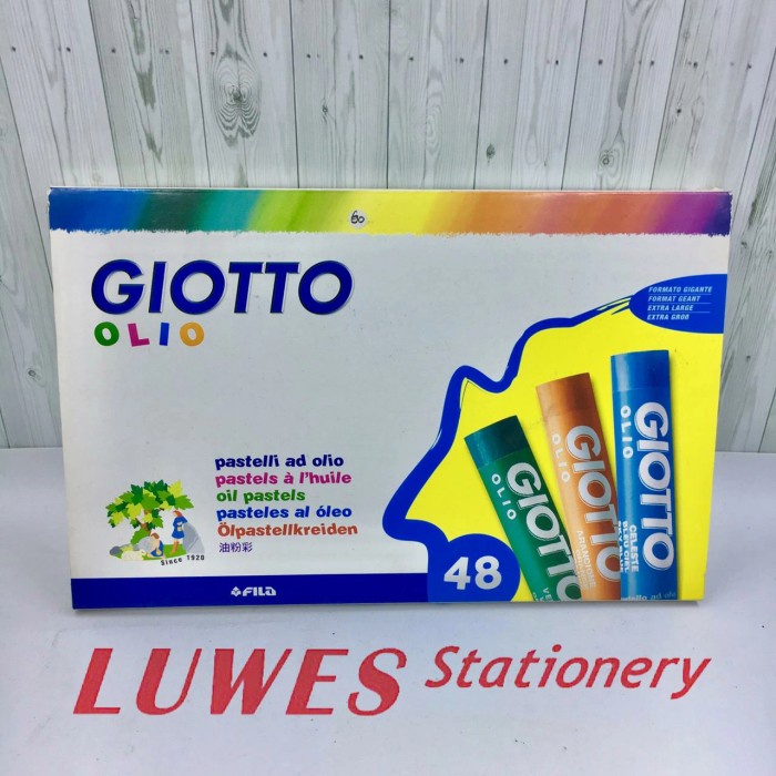 

Pastel Crayon Oil Pastel Giotto Olio 48 Warna