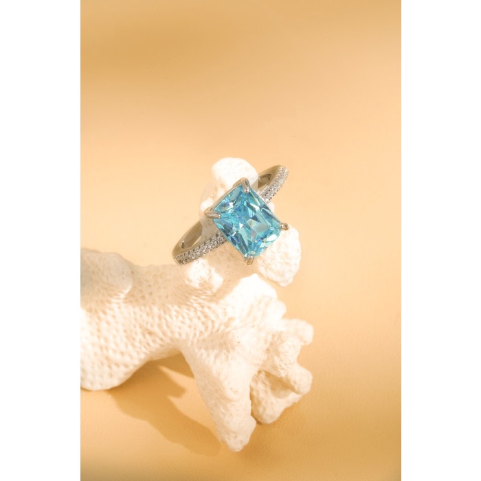 Dear Me - Aria Ring (925 Sterling Silver with 3A Grade Zircon) Cincin Wanita Perak Asli Aksesoris