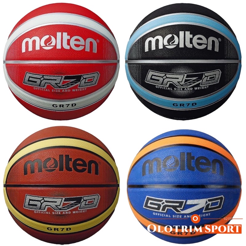 BOLA BASKET MOLTEN GR6D GR7D PERBASI FIBA APPROVED WANITA ANAK SIZE UKURAN 6 7 ORIGINAL