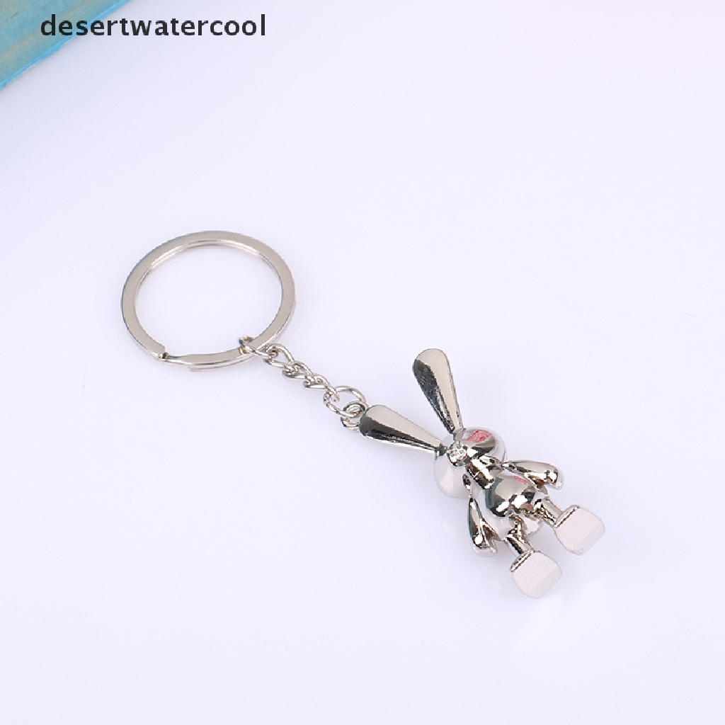 Deid Lucu Kartun Kelinci Key Ring Gantungan Kunci Aksesoris Dekorasi Tas Siswa Martijn