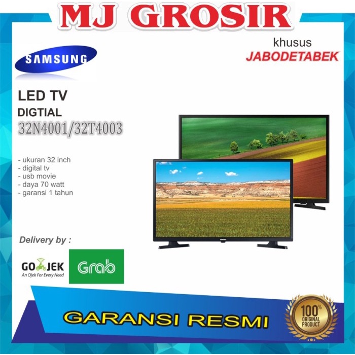 Tgs Promo Led Tv Samsung 32" 32T4003 32 Inch Usb Movie Hd Hdmi Digital