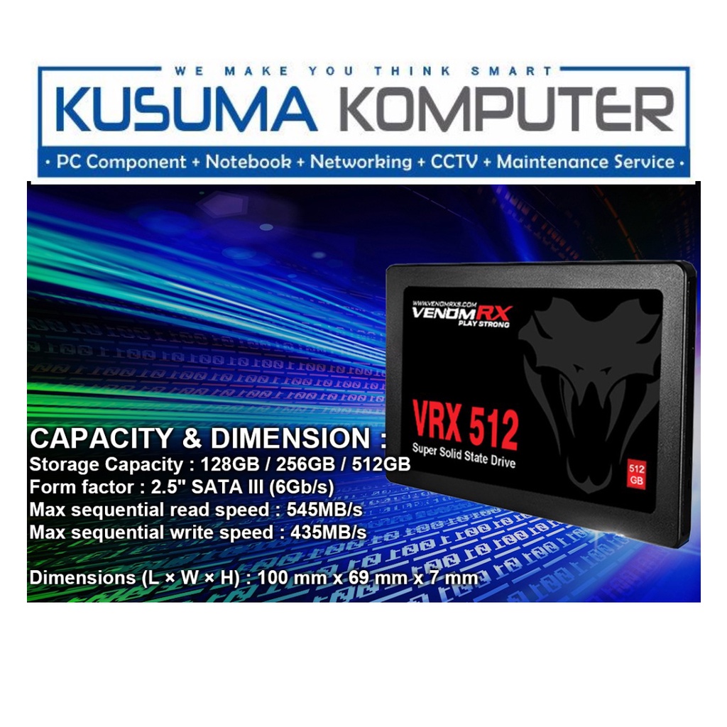 Venomrx SSD VRX SUPER 1TB 2,5&quot; SATA III