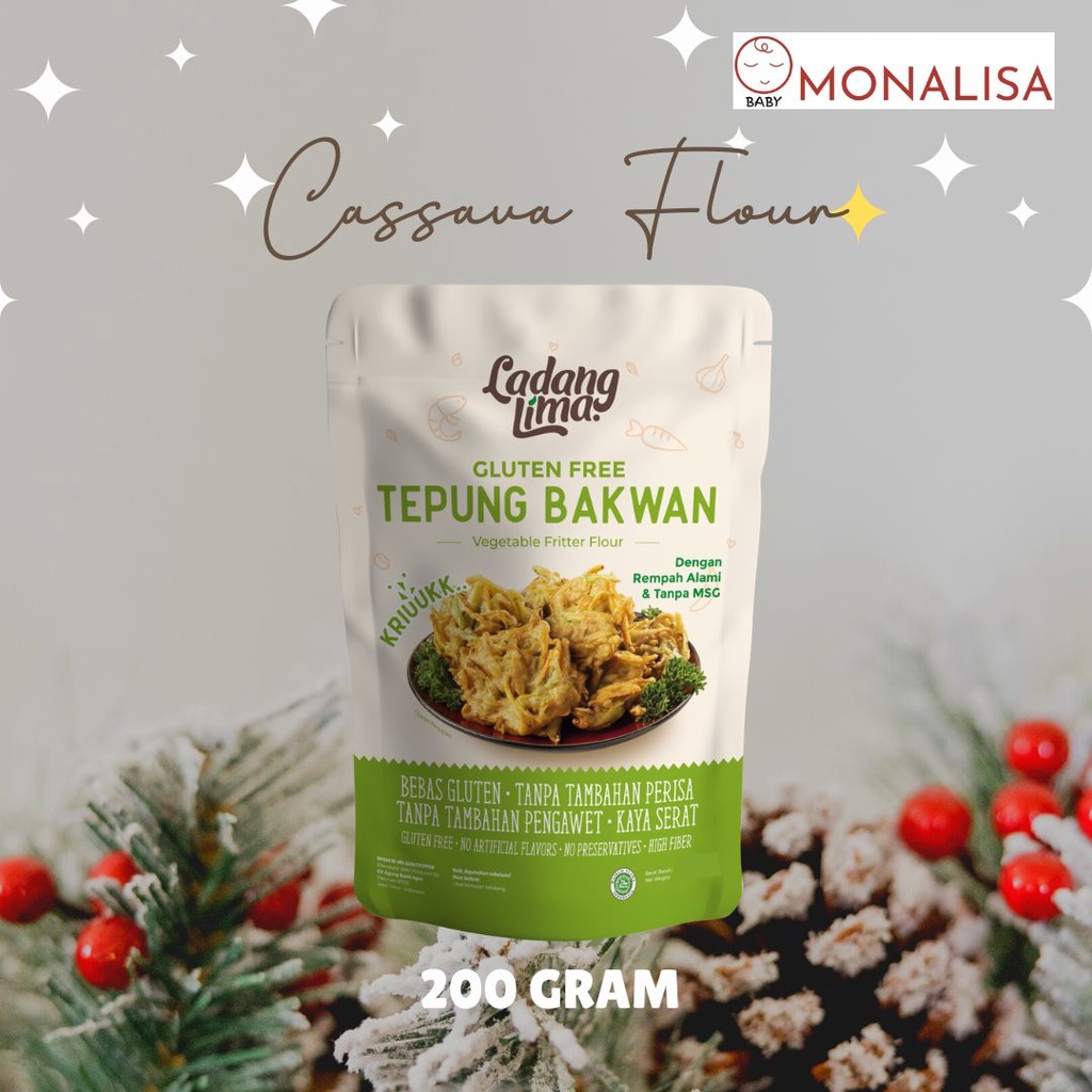 

Ladang Lima TEPUNG BAKWAN Gluten Free - 200 gram