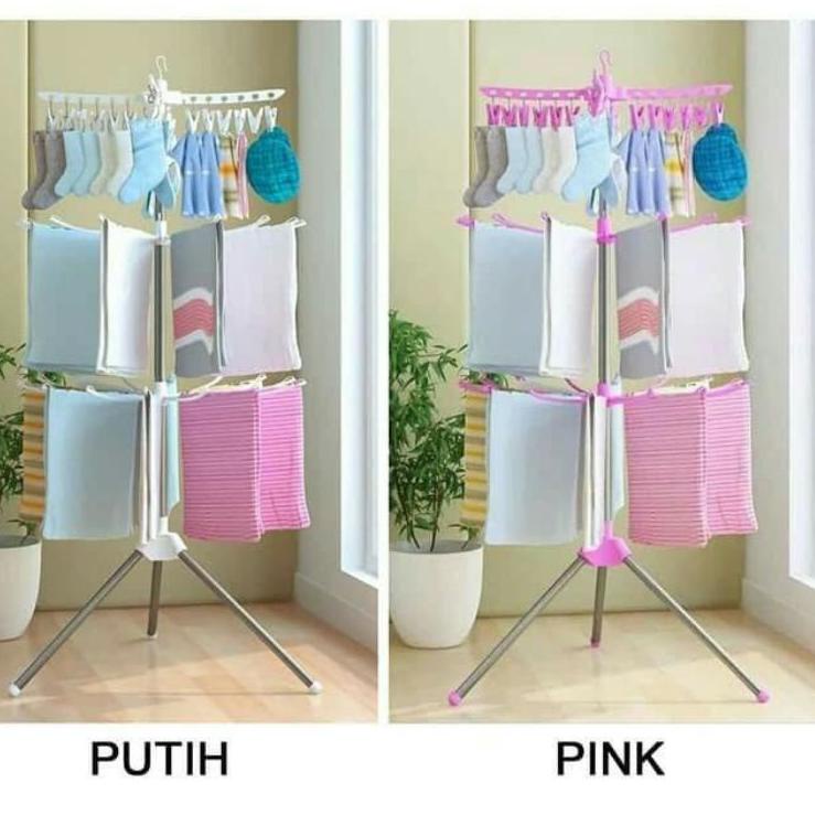 CUP.05Ja23ˢ • JEMURAN MENARA  SHENAR/JEMURAN BAJU/JEMURAN BAJU BULAT/COLLAPSIBLE DRYING RACK/JEMURAN