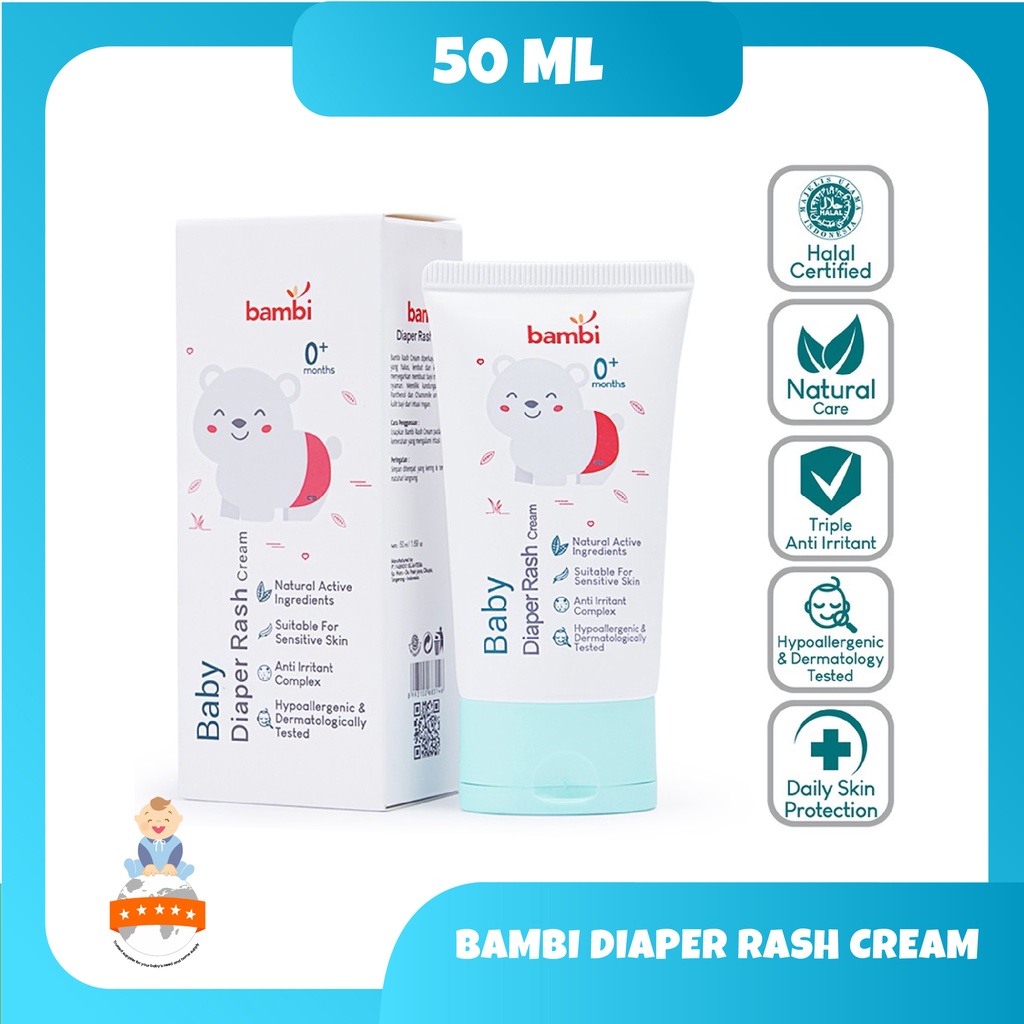 Bambi Baby Diaper Rash Cream 50ml