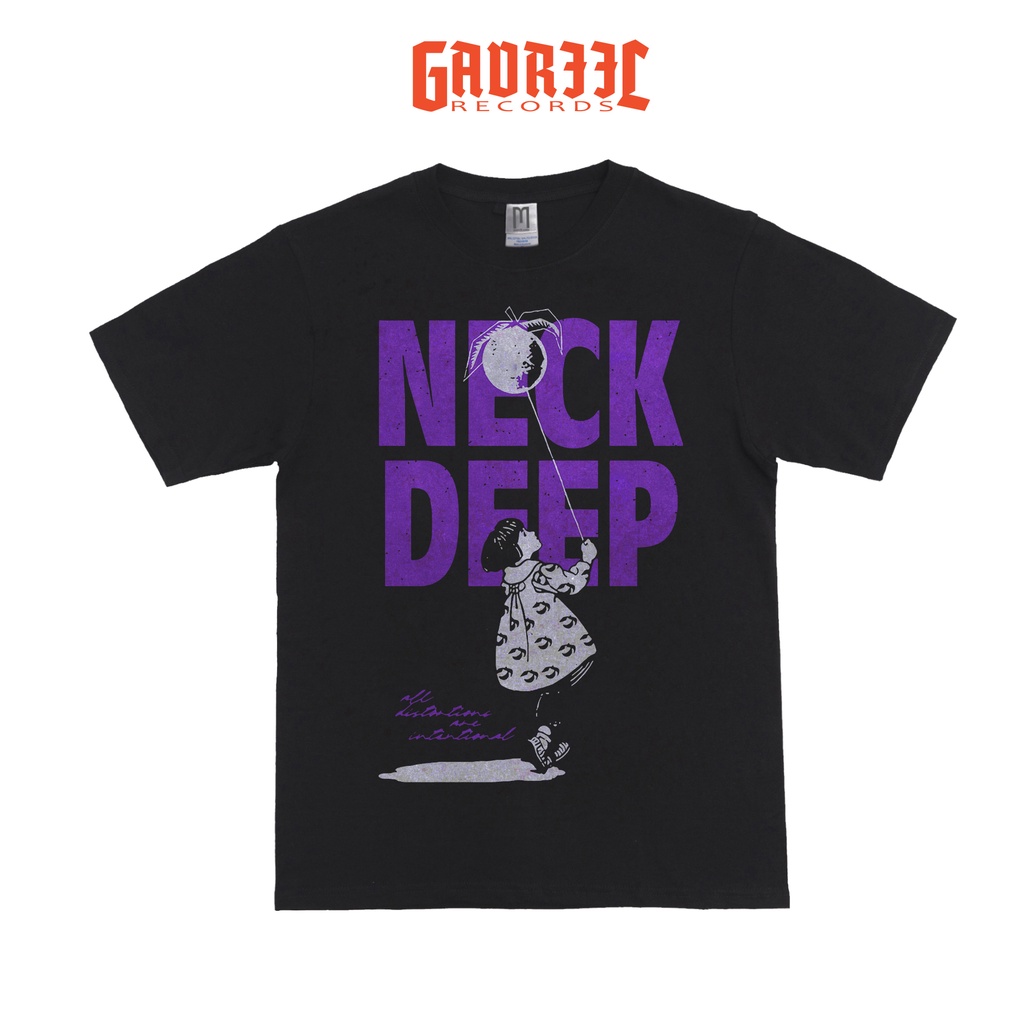 Kaos Band NECK DEEP Tshirt Band Merchandise Pop punk