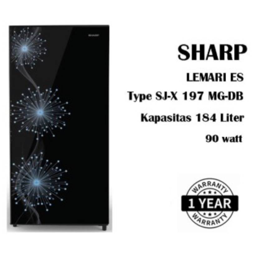 sharp kulkas 1 pintu sjx 197 mg