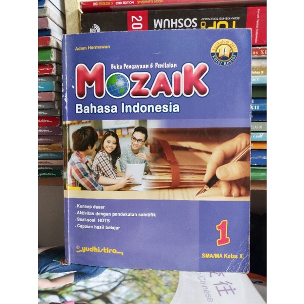 Jual Buku Mozaik Bahasa Indonesia Kelas X Sma Ma Yudhistira Shopee Indonesia