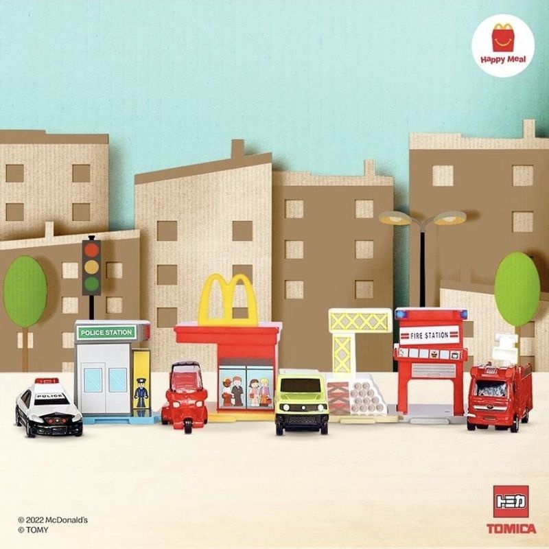 McDonald's Happy Meal TY Beanie Boos and TOMICA