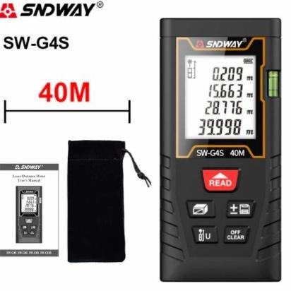 Meteran Laser SNDWAY 40m /Laser digital distance