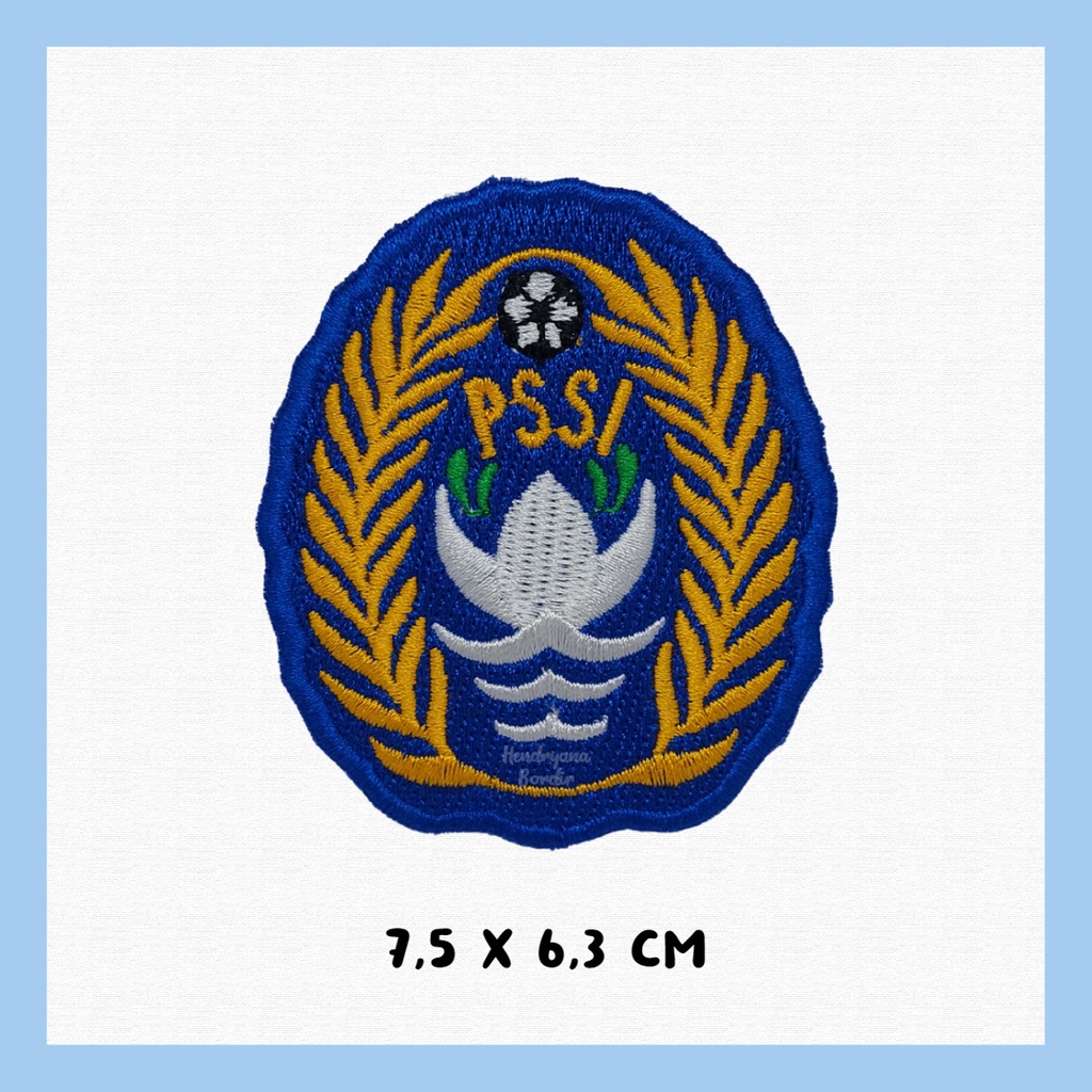 Bordir Logo PSSI — Patch Badge Bet Emblem