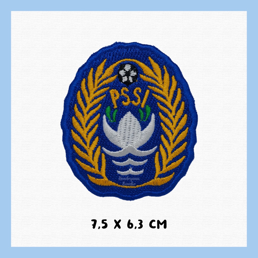 Bordir Logo PSSI — Patch Badge Bet Emblem