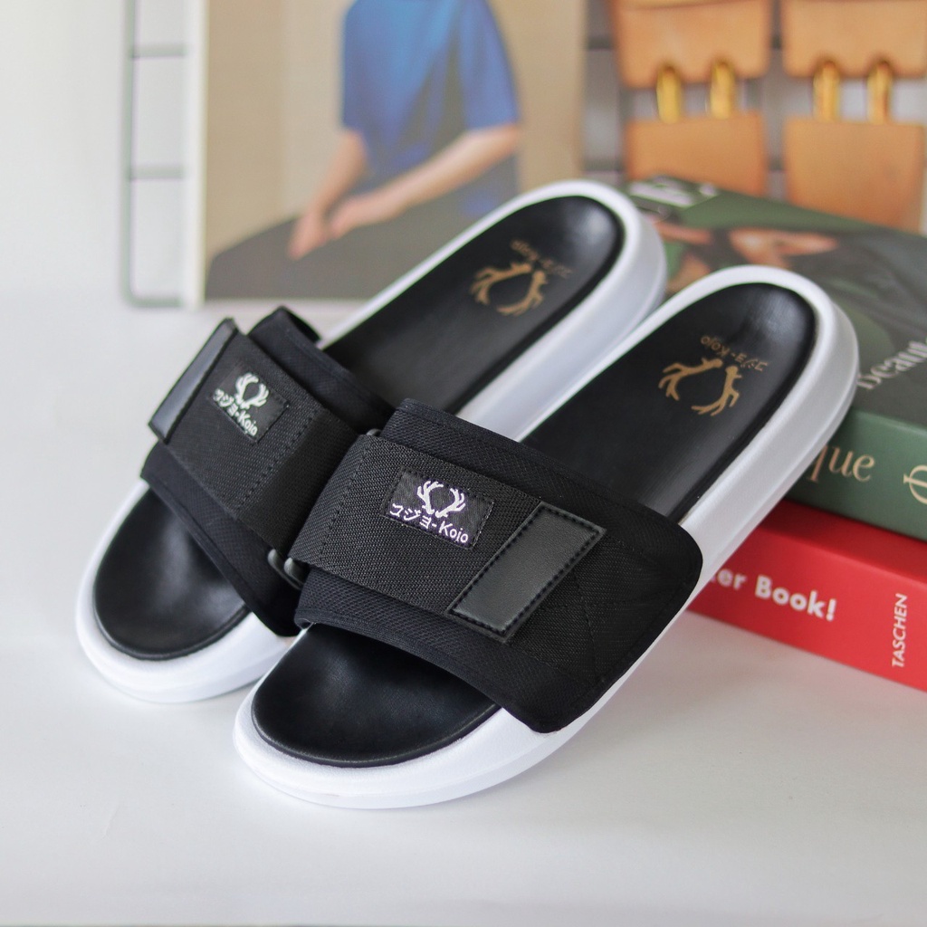 TERBARU SANDAL SELOP CASUAL PRIA PAKALOLO BROWN COKLAT SUEDE / SANDAL SELOP PRIA/ SANDAL DISTRO MODE