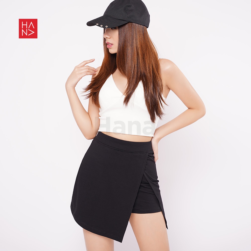 HanaFashion JKT - Jodie Skort with Slit Celana Rok Pendek Wanita - SP085