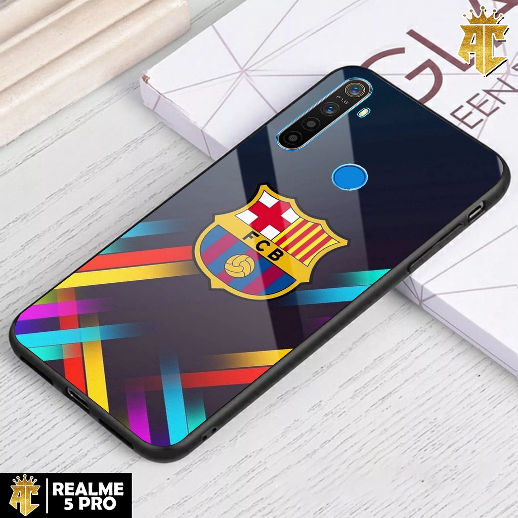 Case Realme 5 Pro - Casing Realme 5 Pro Terbaru 2021 AERO CASE [ CLUB FOOTBALL ] Silikon Realme 5 Pr
