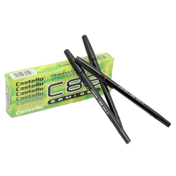 

Standard Castello C88 0.5 Black Set 12 gram33 Segera Beli