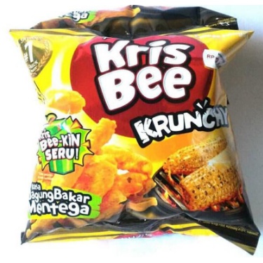 KRISBEE CRUNCHY JAGUNG BAKAR MENTEGA 22.5 G / 1 RENCENG ISI 10 PCS