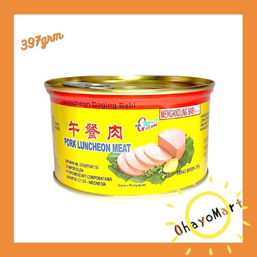 Gulong / Pork Luncheon Meat/ Daging Babi Kaleng (NON_HALAL) 397g