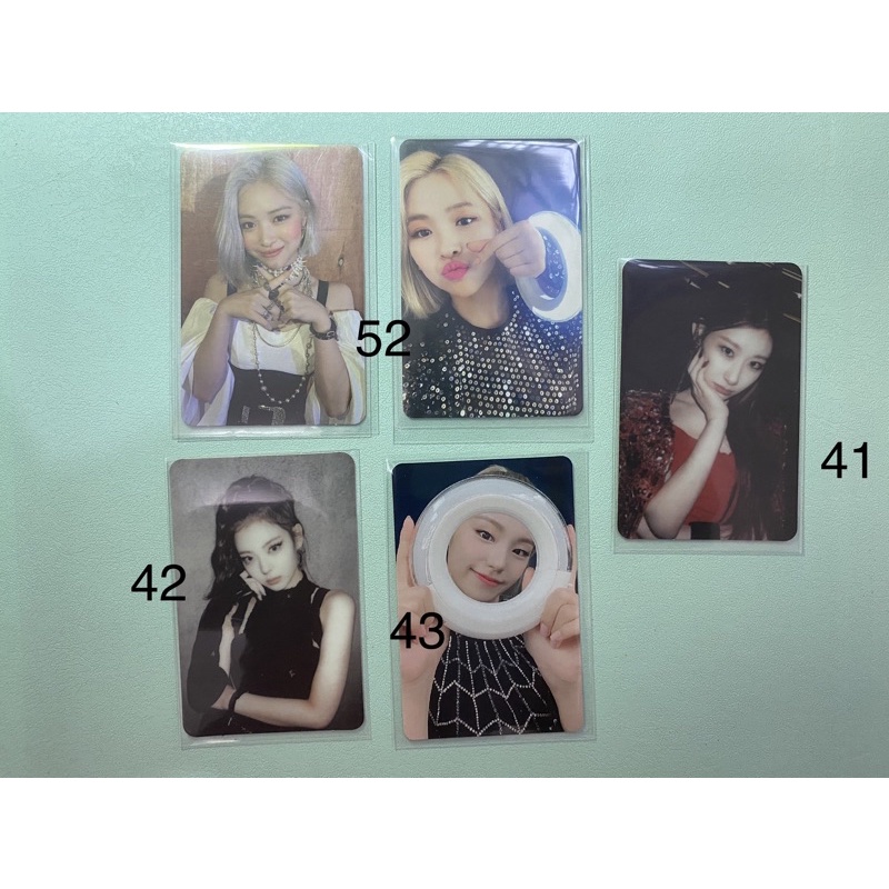 ryujin ringlight not shy, yeji,lia,chaer