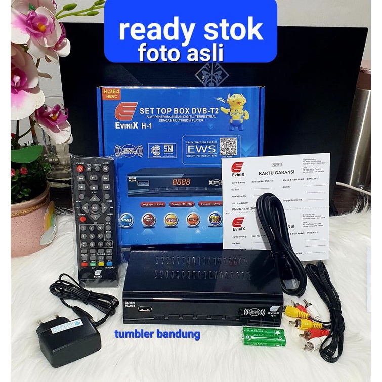 stb tv digital HD receiver antena STB set top box bandung Makasar palu kendari ujung pandang bau bau