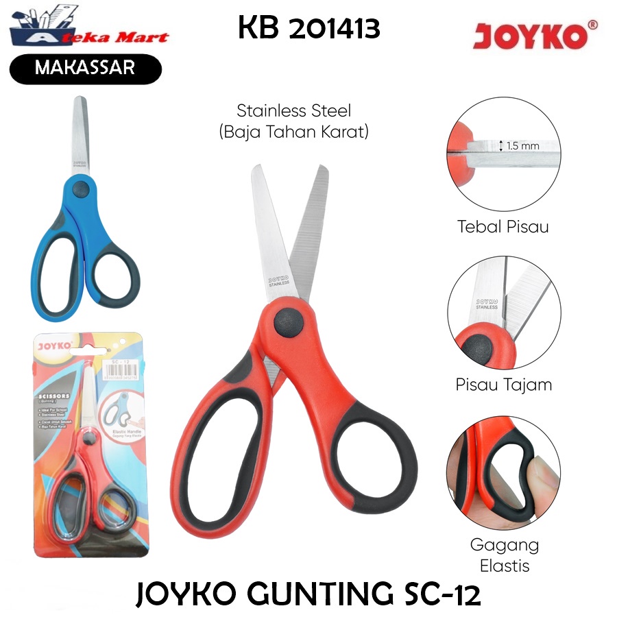 

JOYKO KIDS SCISSOR/GUNTING ANAK SC-12