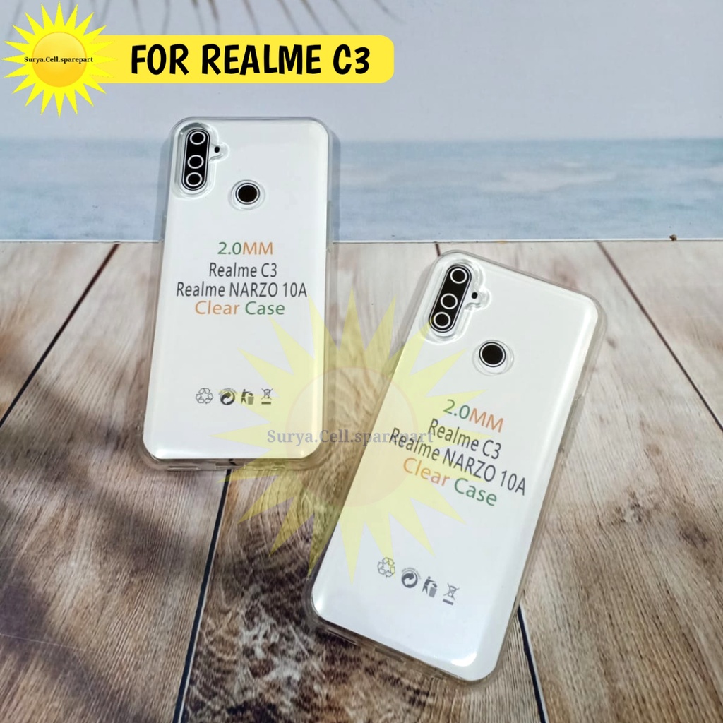 Case Realme C3 - Case Clear Hd Premium  Realme C3 Khusus - SC