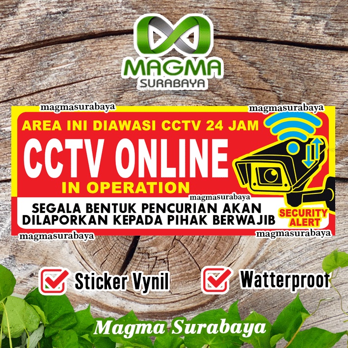 

Stiker CCTV online magma surabaya
