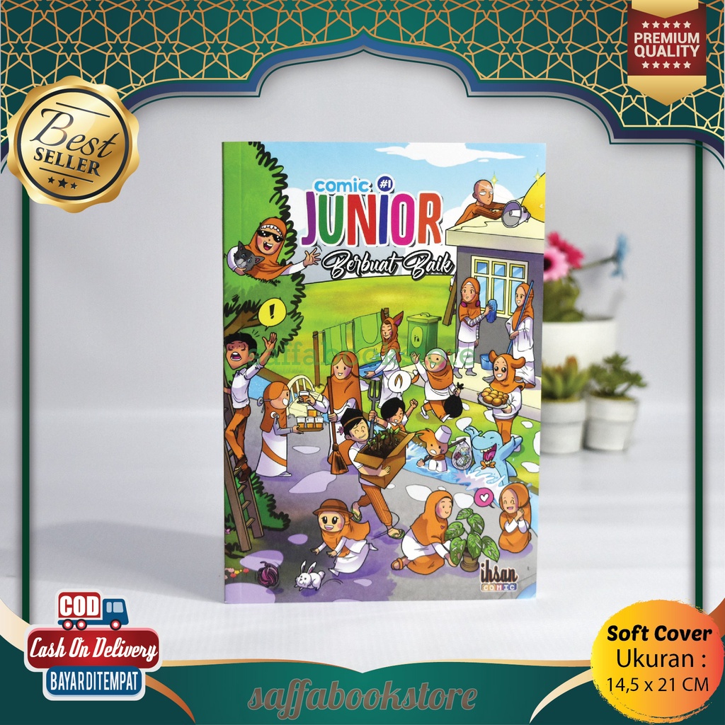 Komik Islami Junior #1 Berbuat Baik Komik Junior Jilid 1 Berbuat Kebaikan Ihsan Media Buku Dakwah Ki