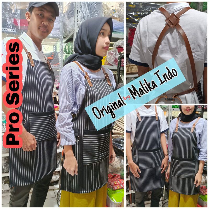 Jual Apron Barista Salur XStyle Apron Chef tali Silang Synthetic