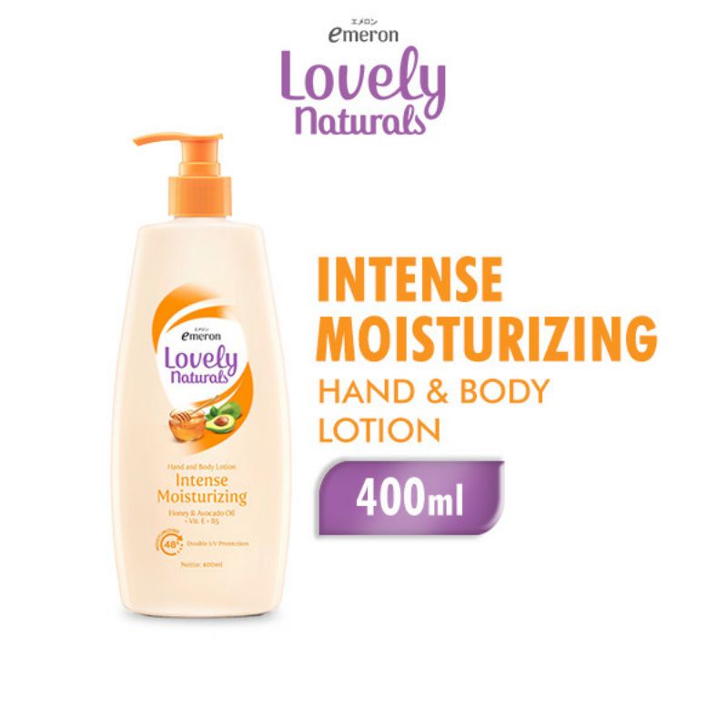 Emeron Lovely Naturals Hand and Body Lotion 400ml-HONEY&AVC 400ml