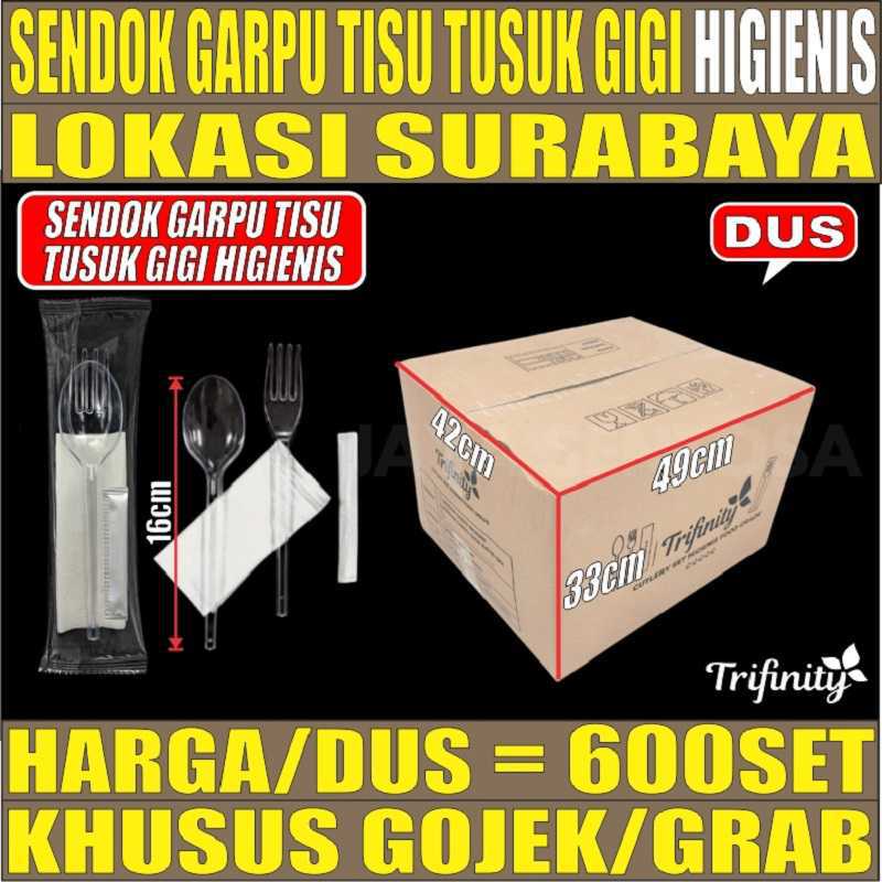 Sendok Garpu Tisu Tusuk Gigi Dus Steril Tissue Steril Bungkus Plastik Khusus Gojek Surabaya