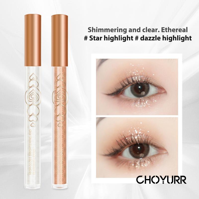 【COD】Liquid Glitter Concealer Glitter Full Cover Make Up 4 Warna Waterproof Concealer Liquid Concealer Glitter Concealer High Light Brightens-CH