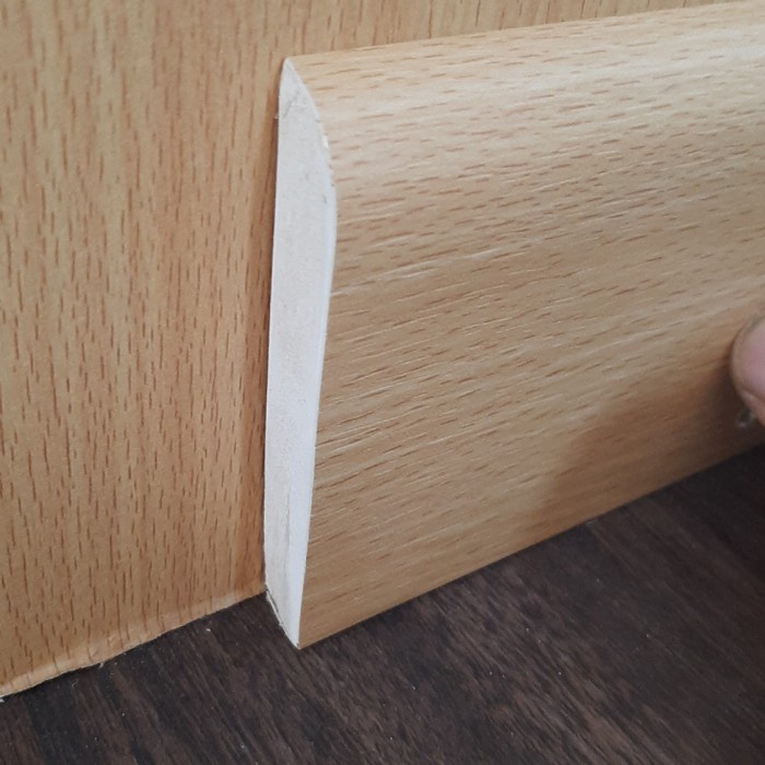 Lantai Plint Lantai Pvc Padat Ukuran 6Cm