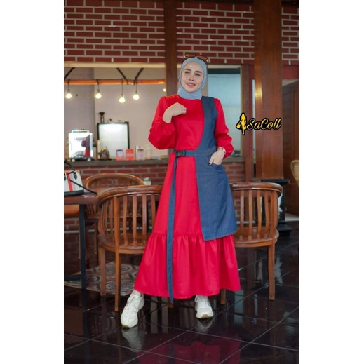 JOLIE MIDI DRESS BY SACOLL /SACOLL / MIDI DRESS KEKINIAN / KOLEKSI TERBARU SACOLL
