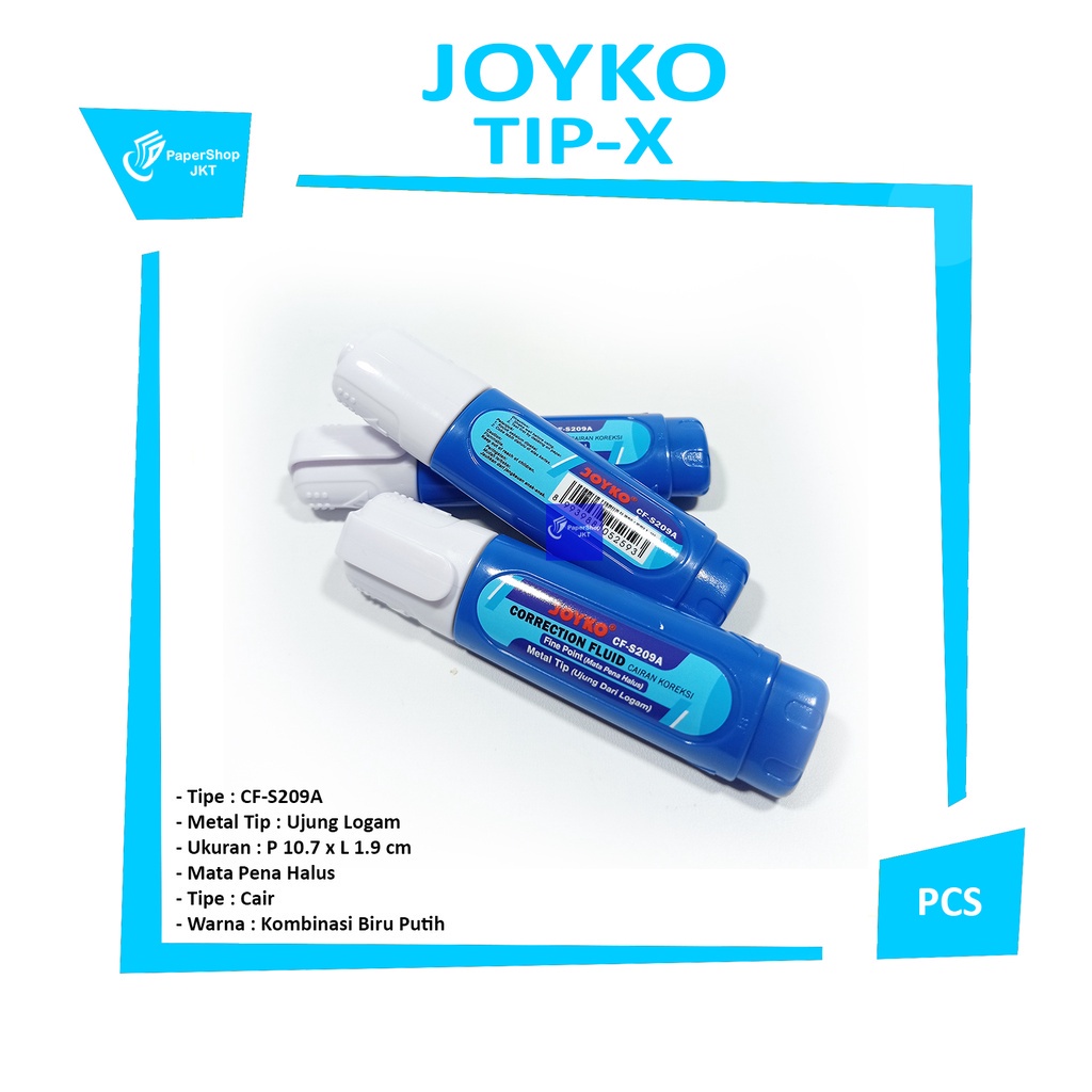 

JOYKO - Tip-X Cair Correction Fluid CF-S209A - Pcs